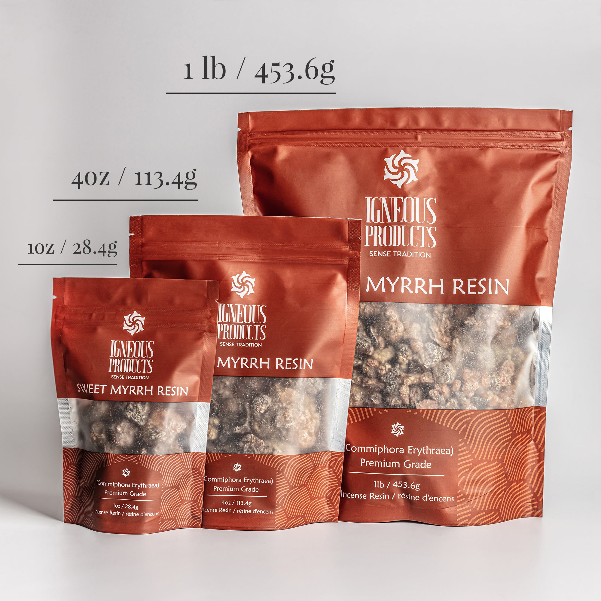 Sweet Myrrh Resin - Commiphora Erythraea - 1lb / 453.6g